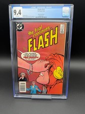 Flash 345 CGC 9.4 DC 1985 NEWSSTAND Edition Graded Bronze Age Comic Slab picture