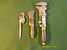 LOT OF THREE ANTIQUE/VINTAGE MONKEY WRENCHES picture