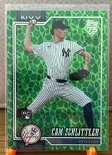 2026 Topps Series 1 - Cam Schlittler #111 Green Leaf Foil (RC) picture