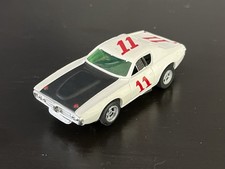 Aurora/AFX White Dodge Charger #11 HO Slot Car Excellent Condition ￼ picture