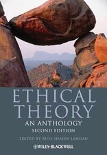 Ethical Theory: An Anthology (Wiley - Paperback, by Shafer-Landau Russ - New h picture