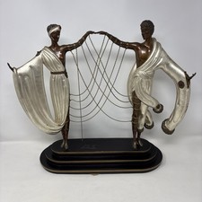 Erte Romain De Tirtoff The Wedding Bronze Sculpture Figural Dance Fine Art 1986 picture