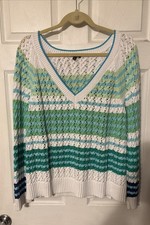 Women’s Talbots Loose Knit Pullover Sweater. 2x Petite picture