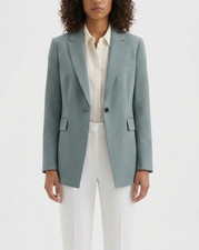 NWT Theory Etiennette Blazer in Jadeite Sevona Stretch Wool Jacket 2 picture