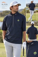 KJUS Men’s Dexter 2.5L Troyer Waterproof Windproof DWR Golf Shirt Men’s XL picture