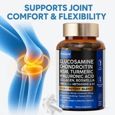 Triple Strength Pain Relief Supplement, Joint Support Glucosamine, Turmeric, MSM picture