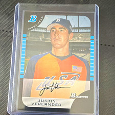 Topps 2005 Bowman Draft Picks & Prospects Justin Verlander Tigers #BDP129 RC picture