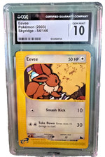 2003 Pokemon Skyridge Eevee 54/144 CGC 10 picture