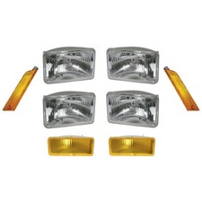 Headlight Kit Complete 8-Piece Mustang 1979-1986 picture