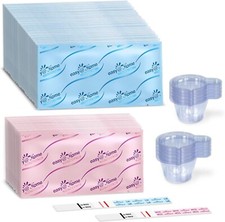 Easy@Home 100 Ovulation Test and 20 Pregnancy Test Strips, Powered by Premom APP picture