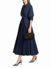 SIMKHAI Arlo Belted Cotton Maxi Dress Size M picture