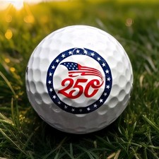 Volvik Power Soft Golf Ball - White/Red/Blue, 250 