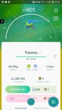 Shiny Yanma Pokemon Tr@de Go picture