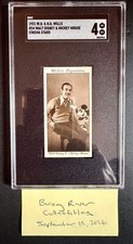1931 Wills Walt Disney & Mickey Mouse ROOKIE Card RC Centered SGC 3.5 picture
