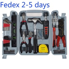 Stalwart 130PC Tool Set - Hand Tools for Home Improvement Projects (Gray) picture