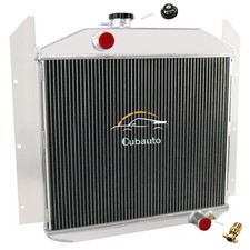 4 Row Aluminum Radiator for Studebaker 1949 1952 2R11 2R10 2R6 2R5 Pickup Truck picture