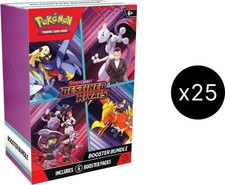 Pokemon Scarlet Violet Destined Rivals 25 BOX BOOSTER BUNDLE CASE Factory Sealed picture