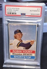 1976 Yount Hostess Hand Cut #11 PSA Authentic 💥💥💥 picture