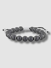 $500 C & C Jewelry Men's Black Stainless Steel Diamond Link Bracelet picture