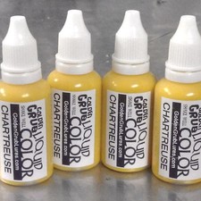 NEW 1 OZ. CHARTREUSE Liquid Color Fishing Plastic Soft Bait Plastisol Making picture