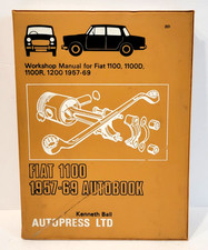 FIAT 1100,1100D,1100R,FAMILY,1200 AUTOBOOKS WORKSHOP MANUAL 1957-1969 picture
