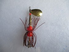 Vintage Chippewa Lure Company Fishing Spinner #2 with Red Beads  1/8oz pictured picture