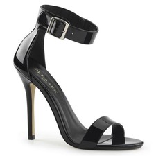 Pleaser Closed Back Stiletto Sandal Ankle Strap High Heels Amuse 10 picture