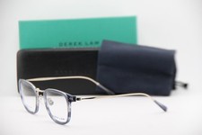 NEW DEREK LAM MODEL 282 BLUSM BLUE GOLD GUNMETAL AUTHENTIC EYEGLASSES 49-25 picture