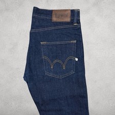 Mens Denim Blue Edwin ED-85 Slim Tapered Jeans - Size 31R (W31 L32) Y134 picture