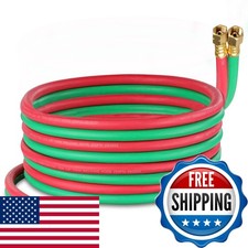 ABN Oxy Acetylene Torch Hose 25 Foot x 1/4 Inch B Fitting for Welding picture