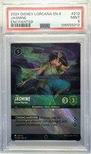 2024 Disney Lorcana EN 4 #212 Jasmine Enchanted PSA9 picture