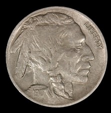 1917-D 5C Buffalo Nickel- Choice VF- SMH -SMH-2429 picture