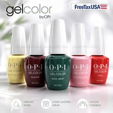 OPI GelColor 15ml/0.5 fl oz Gel Nail Polish Soak-Off Base Top Coat Choose Colors picture