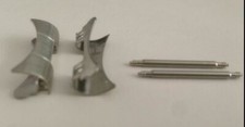 2 * 22mm hollow end links curved end fits most watch heads + 2 * spring bars picture