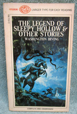 VTG 1968 WASHINGTON IRVING THE LEGEND OF SLEEPY HOLLOW & OTHER STORIES PAPERBACK picture