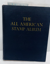 Minkus The All American US Stamp Album NOT COMPLETE 1960 Collectible BIN 67 picture