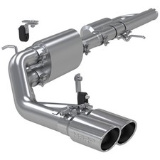 MBRP S5081AL Steel Cat Back Exhaust for 09-19 Silverado Sierra 1500 4.3L V6 5.3L picture