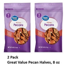 Great Value Pecan Halves, 8 oz (Pack of 2)  picture
