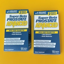 (2 )~Pack Super Beta Prostate Advanced Supplement 2x120 Cap (240) Exp 04/2028 picture