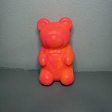 Schylling NeeDoh RARE Swirl Honey Hugs Bear, Orange/Pink Swirl NO HEART picture