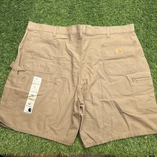 NWT Carhartt Canvas Shorts Mens 44 Brown Original Fit READ picture