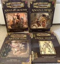 Lot D&D 3.5 source books: Savage Species, Races of the Wild, More picture