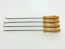 NEW Snap-on Tools USA RARE COMBAT TAN 4pc LONG Mini Awl Hook Pick Set ASAL204BTN picture