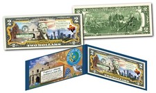 TEXAS - OFFICIAL Genuine Legal Tender US $2 Bill Honoring America's 50 States  picture
