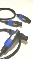 2-pcs 3ft Speakon To Speakon cable PA, Dj's Pro Audio picture