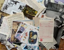 Ephemera Lot Of 50 Pcs Random Junk Journal Scrapbooking picture