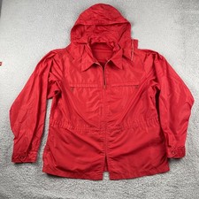 Vintage Profile Sportswear Lebanon New Hampshire Poncho Jacket Red Large picture