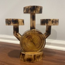 Custom Flowers Stand Hand Made From Real Wood picture