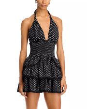 LoveShackFancy Deanna Halter Dress MSRP $325 picture