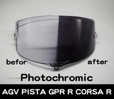 AGV PISTA GP R GP RR Corsa R Visor Photochromatic UV Transition Black Clear New picture
